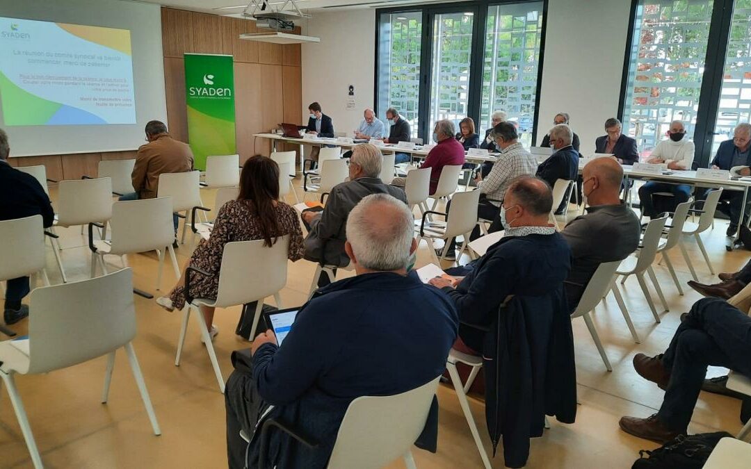 Réunion du Comité syndical dans les locaux d’ALPHA’R