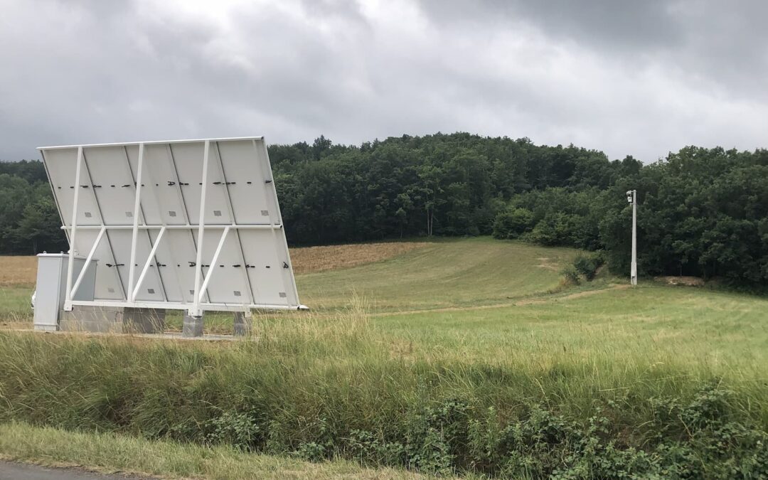 Un site THD Radio équipé en panneaux photovoltaïques