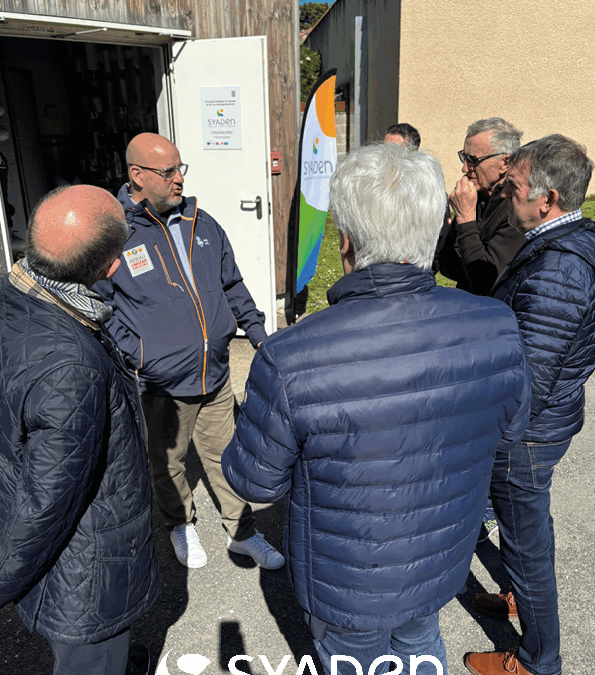 Le SYADEN en visite à Villepinte pour découvrir les missions d’accompagnement à la transition énergétique